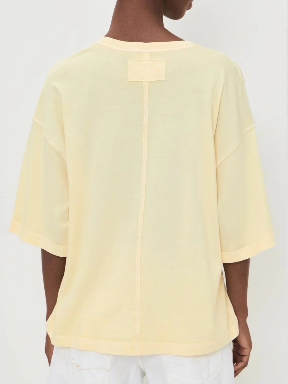 Free People We The Free Perfect Oversized Tee XL Perfect Flan NWOT